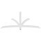 Ekena Millwork Davenport Architectural Grade PVC Gable Bracket, 96"W x 40"H x 4"D x 4"F, 10/12 Pitch GBP096X40X0404DAV00 - alternate 5